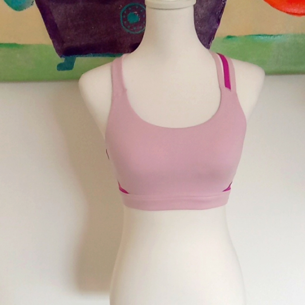 Athleta Women's Pink Sports Bra
